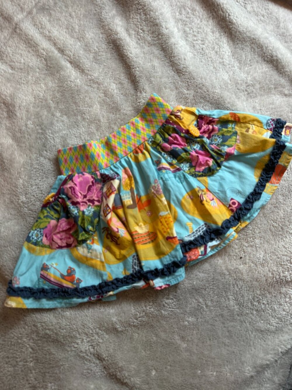 Matilda Jane Skirt "Paint by Number" line Size 2 VGUC